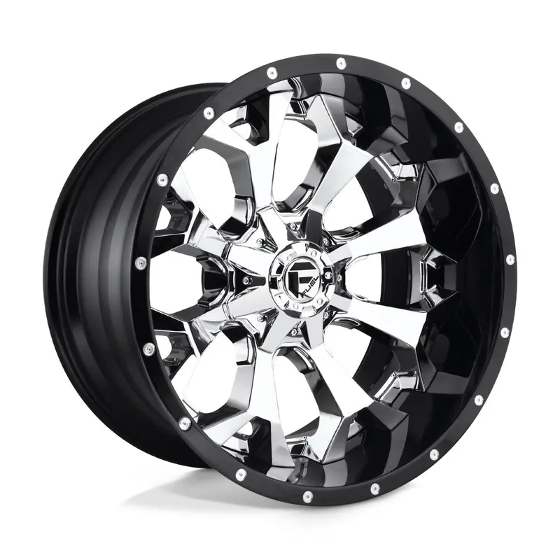 Fuel Off Road フューエルオフロード ホイール D246 Assault | Chrome Plated Gloss Black Lip 1