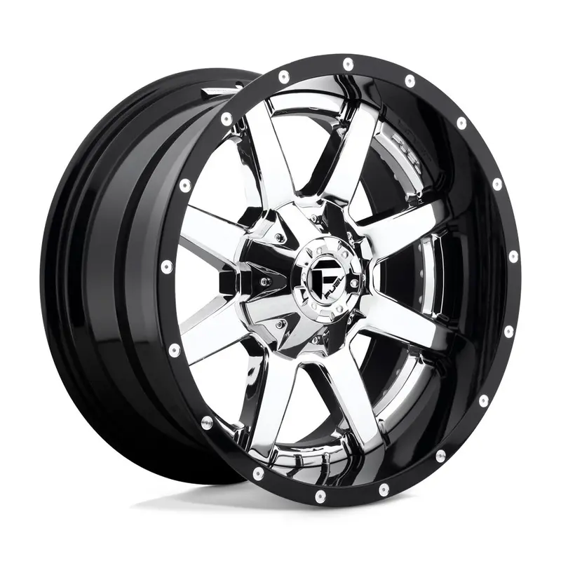 Fuel Off Road フューエルオフロード ホイール D260 Maverick | Chrome Plated Gloss Black Lip 1