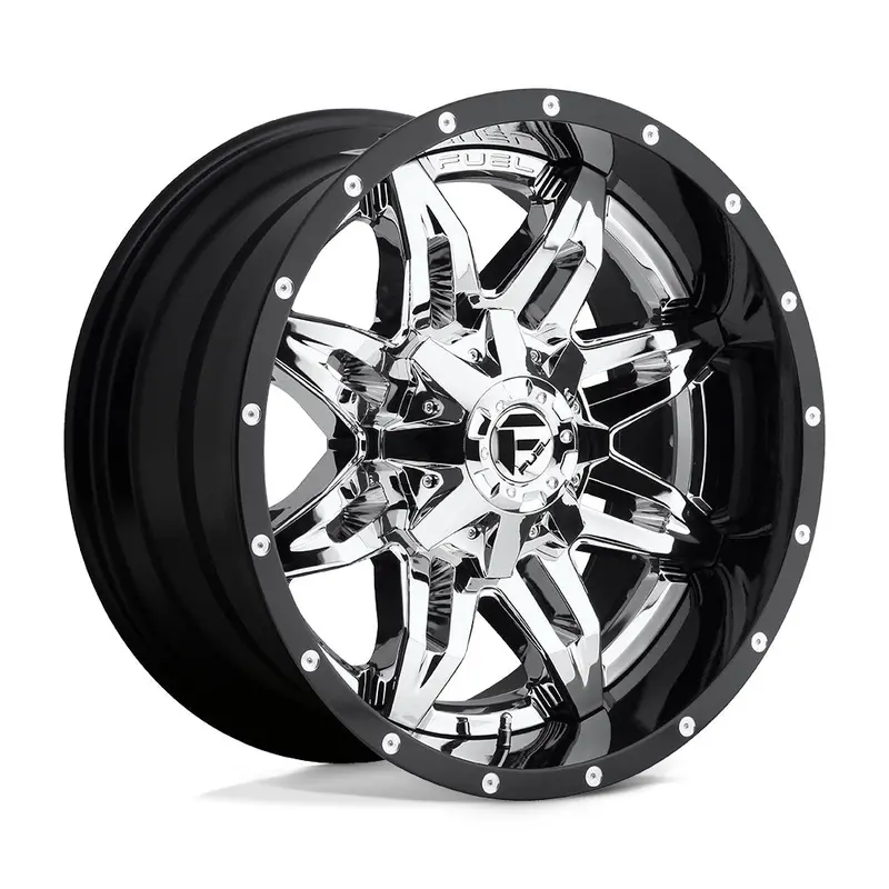 Fuel Off Road フューエルオフロード ホイール D266 Lethal | Chrome Plated Gloss Black Lip 1