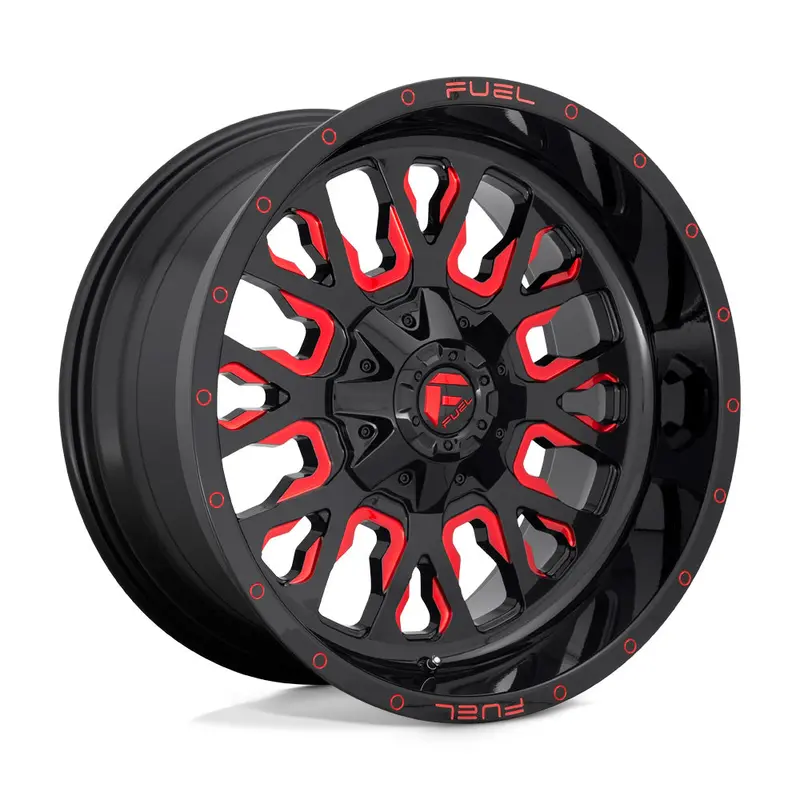 Fuel Off Road フューエルオフロード ホイール D612 Stroke | Gloss Black Red Tinted Clear 1