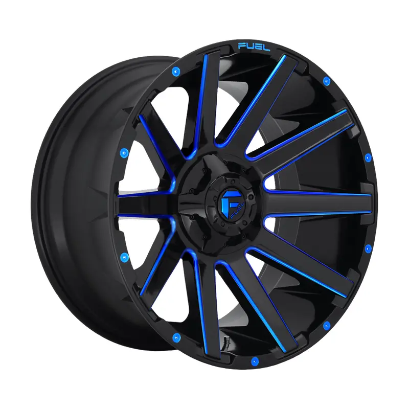 Fuel Off Road フューエルオフロード ホイール D644 Contra | Gloss Black Blue Tinted Clear 1