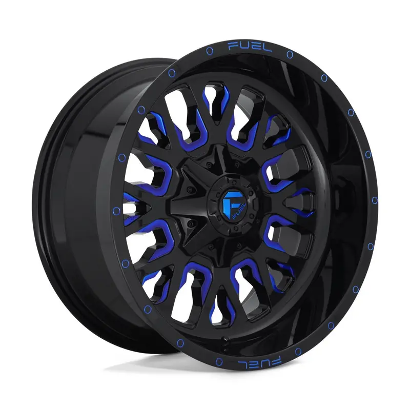 Fuel Off Road フューエルオフロード ホイール D645 Stroke | Gloss Black Blue Tinted Clear 1