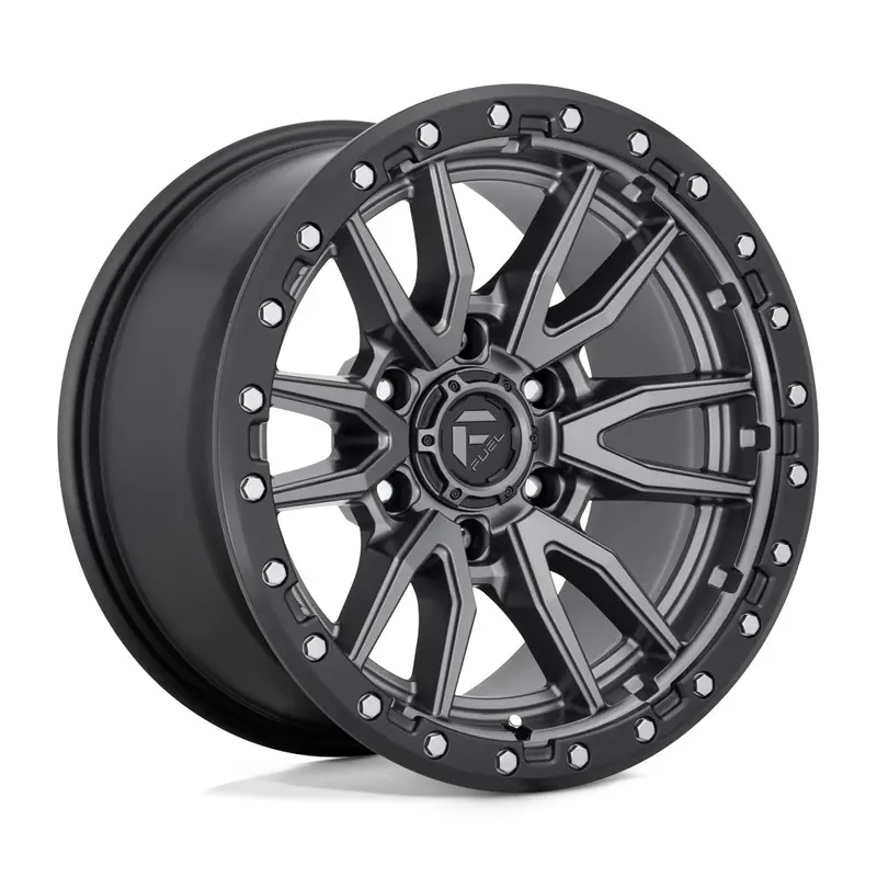 Fuel Off Road フューエルオフロード ホイール D680 Rebel | Matte Gun Metal Black Bead Ring 1
