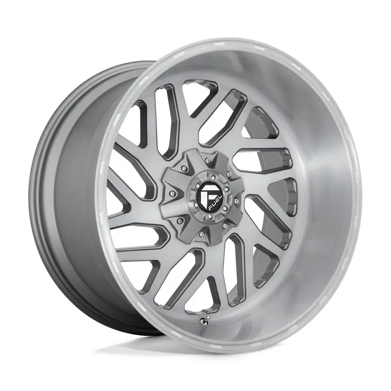 Fuel Off Road フューエルオフロード ホイール D715 Triton Platinum | Brushed Gun Metal Tinted Clear 1
