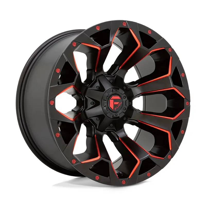 Fuel Off Road フューエルオフロード ホイール D787 Assault | Matte Black Red Milled 1