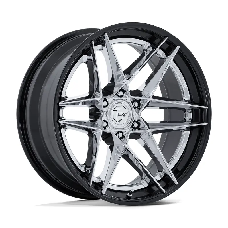 Fuel Off Road フューエルオフロード ホイール Fc408 Flight | Chrome W/ Gloss Black Lip 1