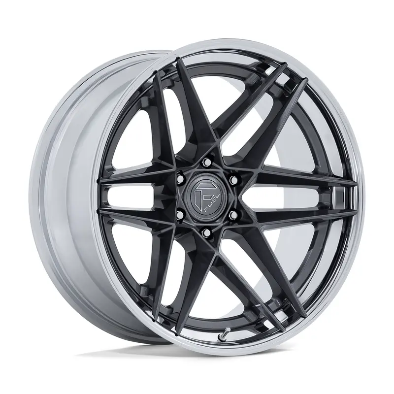 Fuel Off Road フューエルオフロード ホイール Fc408 Flight | Gloss Gunmetal W/ Chrome Lip 1