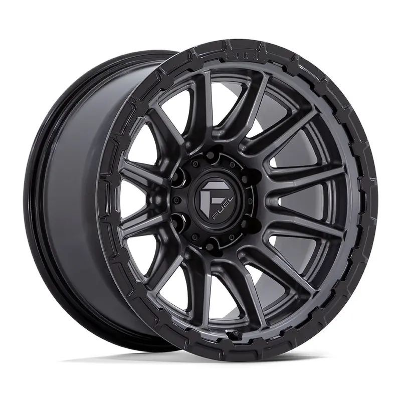 Fuel Off Road フューエルオフロード ホイール Fc866 Piston | Matte Gunmetal W/ Gloss Black Lip 1