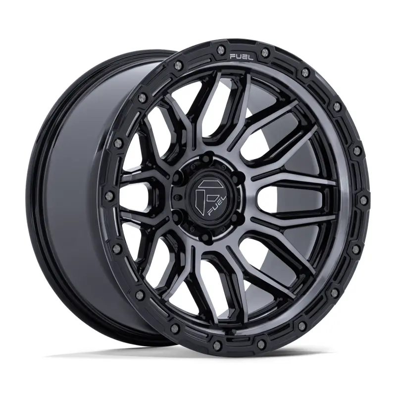 Fuel Off Road フューエルオフロード ホイール Fc881 Surge | Gloss Black Machined W/ Gray Tint 1