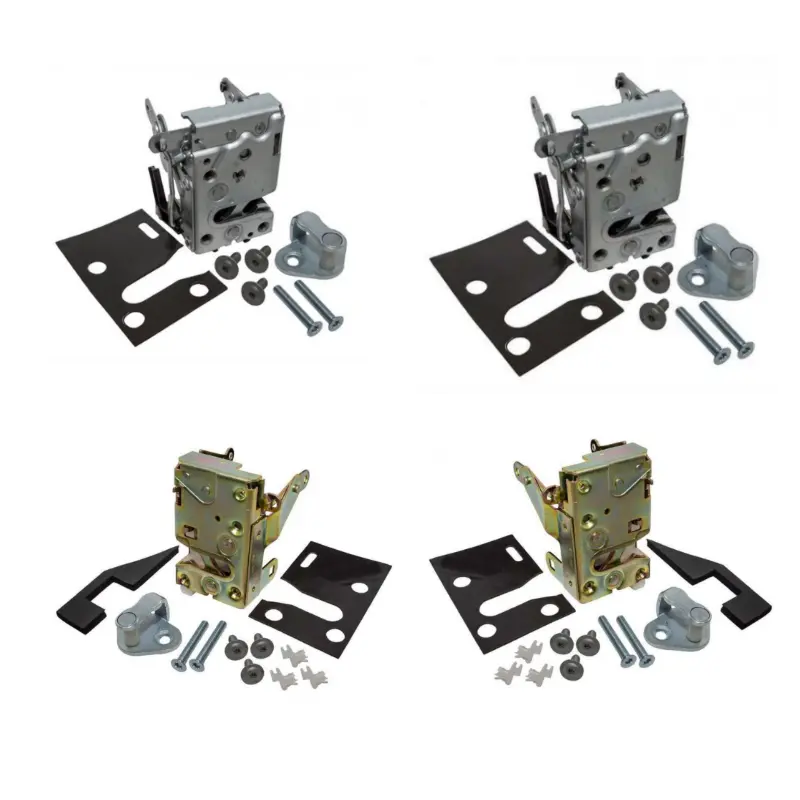 Full Latch Kit Set For All 4 Doors Defender 110 - Fits All Push Button Handled Defender Doors 1