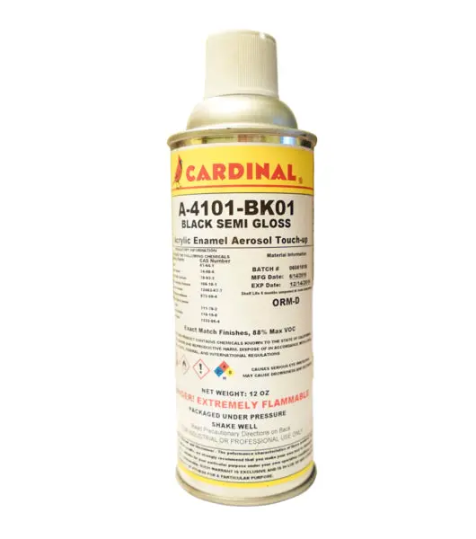 Gobi ゴビラック Cardinal Touch Up Spray Paint Can · A-4101-Bk01 · Black Semi Gloss 1