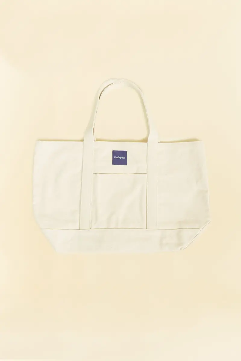 Godspeed Heavyweight Utility Tote Bag - Natural 1