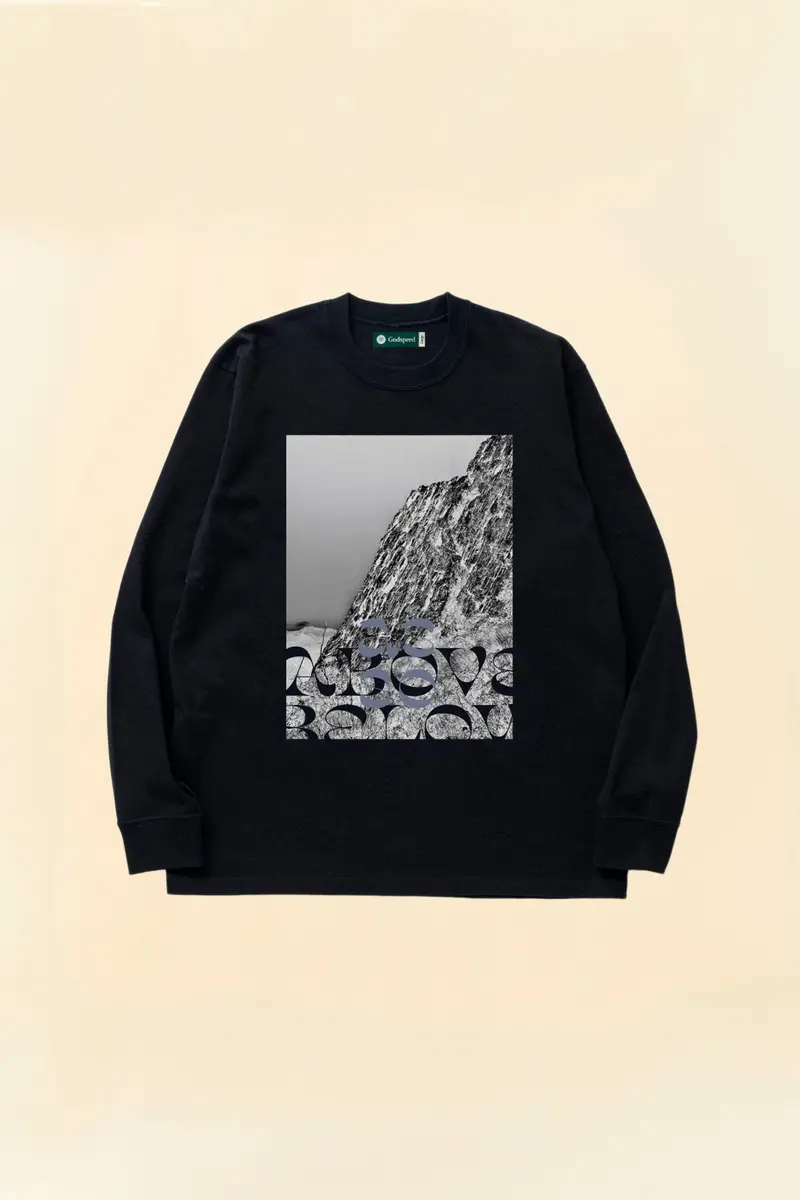 Godspeed Superior Organic L/S T-Shirt 'Ascent' - Black 1