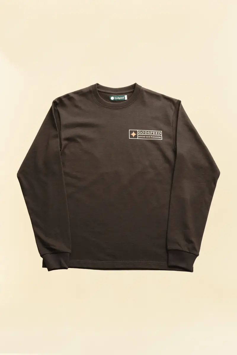 Godspeed Superior Organic L/S T-Shirt 'Ssp' - Black 1