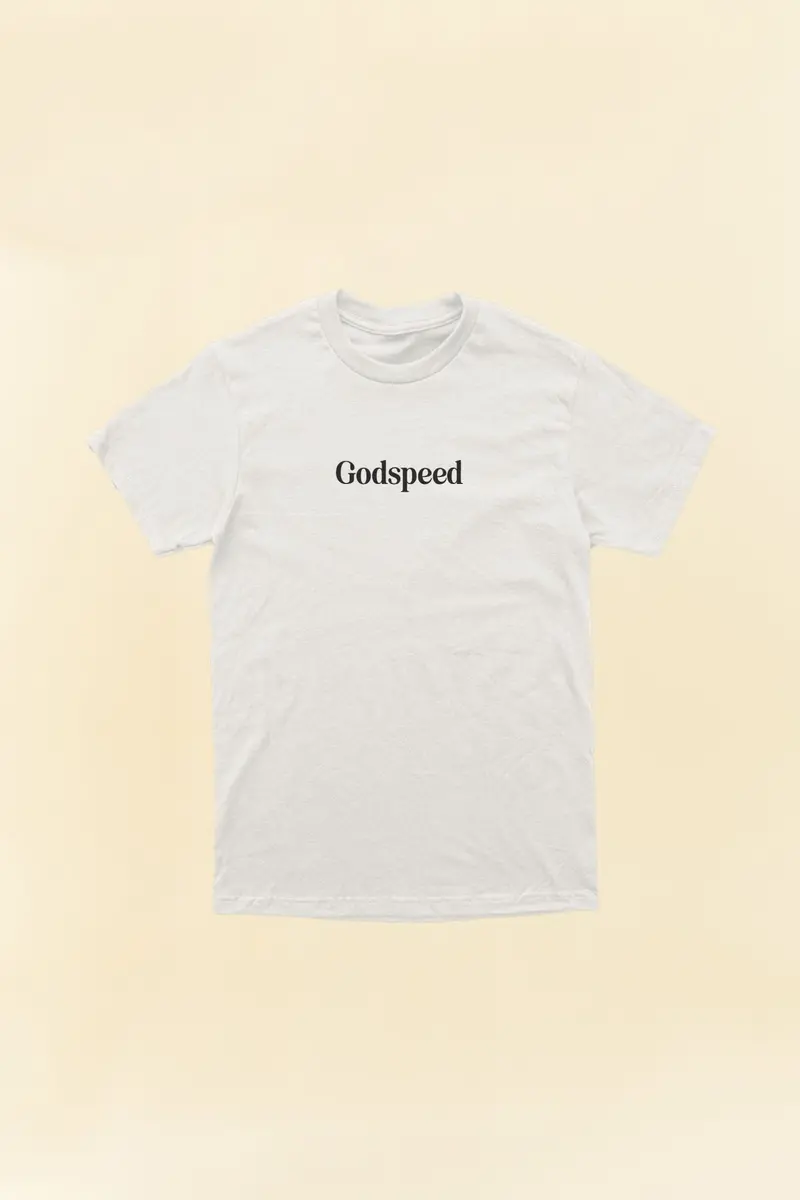 Godspeed 'Zenith' Heavyweight Organic T-Shirt - Natural 1
