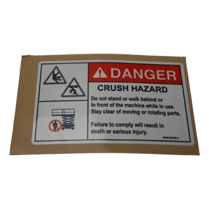 Haulotte Decal - Body Crushing 4000130190 1