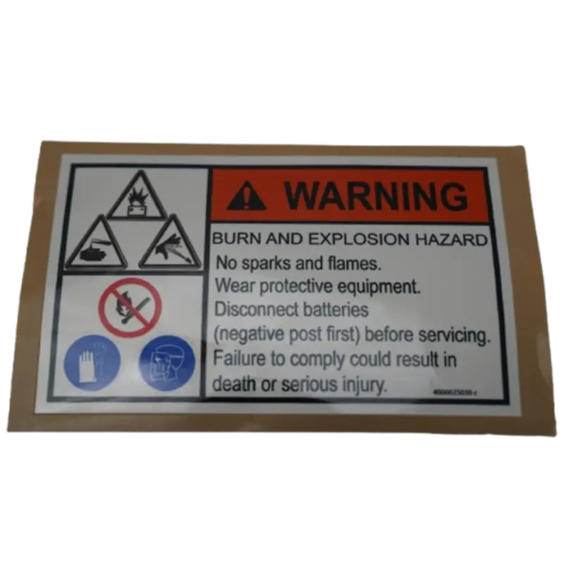 Haulotte Hand Injury Label 4000025030 1