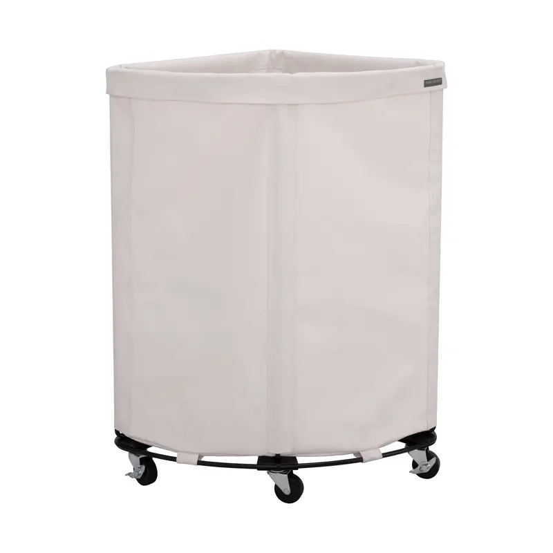 Heavy-Duty Rolling Corner Hamper 2