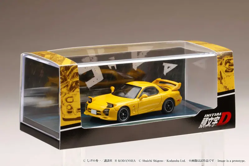 Hobby Japan 1/64 Mazda Rx-7 (Fd3s) Project D Keisuke Takahashi (Diorama Set) 1