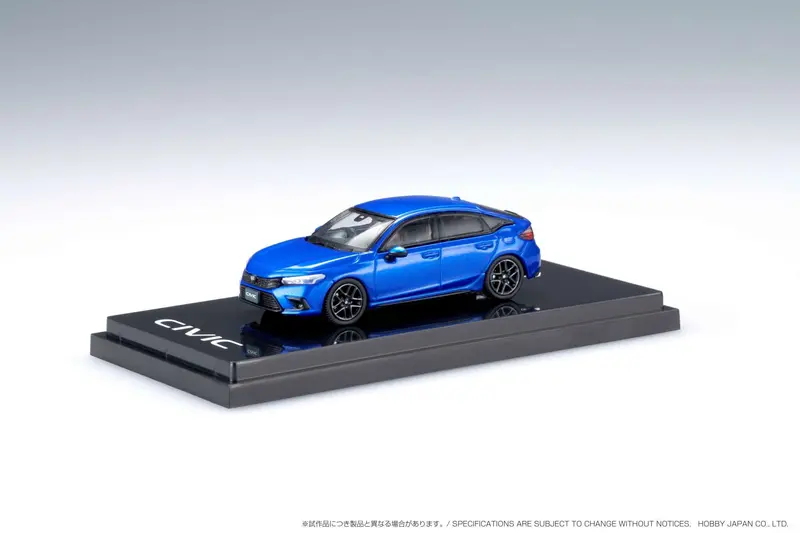Hobby Japan 1:64 Honda Civic (Fl1) In Premium Crystal Blue Metallic 1