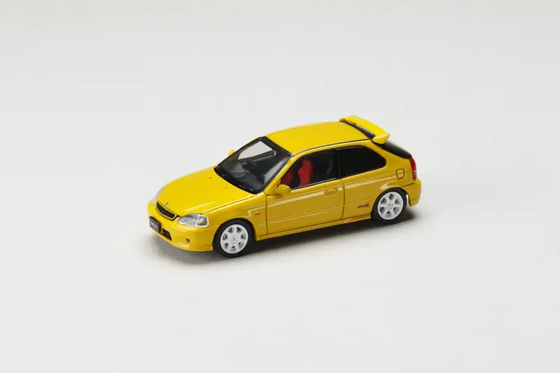 Hobby Japan 1:64 Honda Civic Type-R (Ek9) In Sunlight Yellow 1