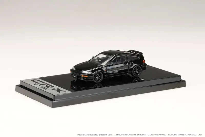 Hobby Japan 1:64 Honda Cr-X Sir (Ef8) J.D.M. Customized Style In Black 1