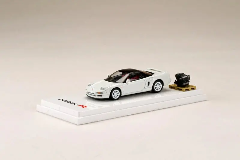 Hobby Japan 1:64 Honda Nsx (Na1) Type-R 1994 In Championship White With Engine Display Model 1