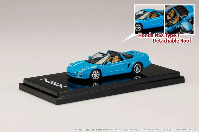 Hobby Japan 1:64 Honda Nsx Type T With Detachable Roof In Phoenix Blue 1