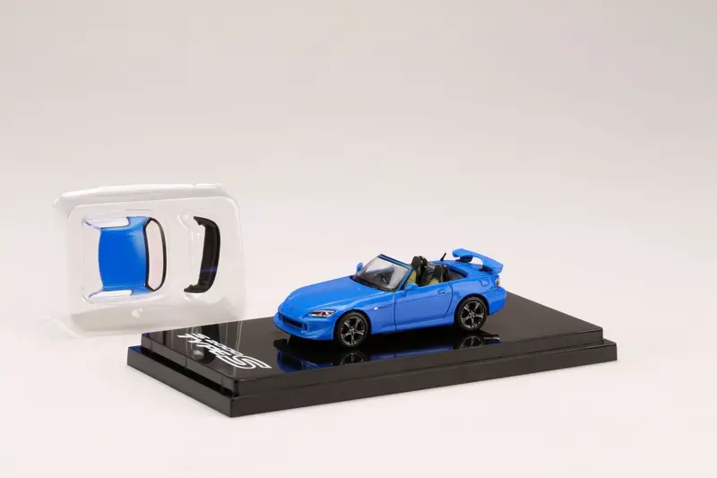 Hobby Japan 1:64 Honda S2000 (Ap2) Apex Blue Pearl With Removable Hardtop 1