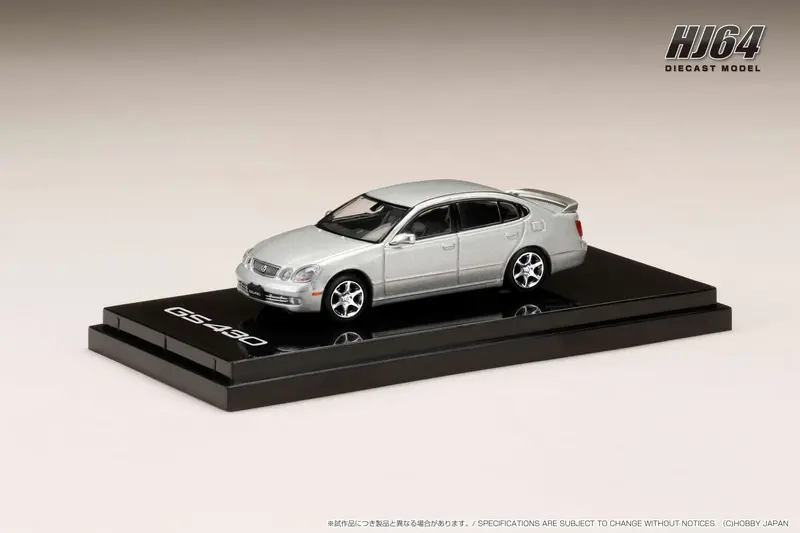 Hobby Japan 1:64 Lexus Gs430 (Us Spec Lhd) In Silver Metallic 1