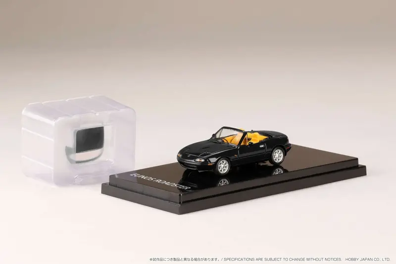 Hobby Japan 1:64 Mazda Eunos Roadster (Na6c) V-Special In Brilliant Black 1