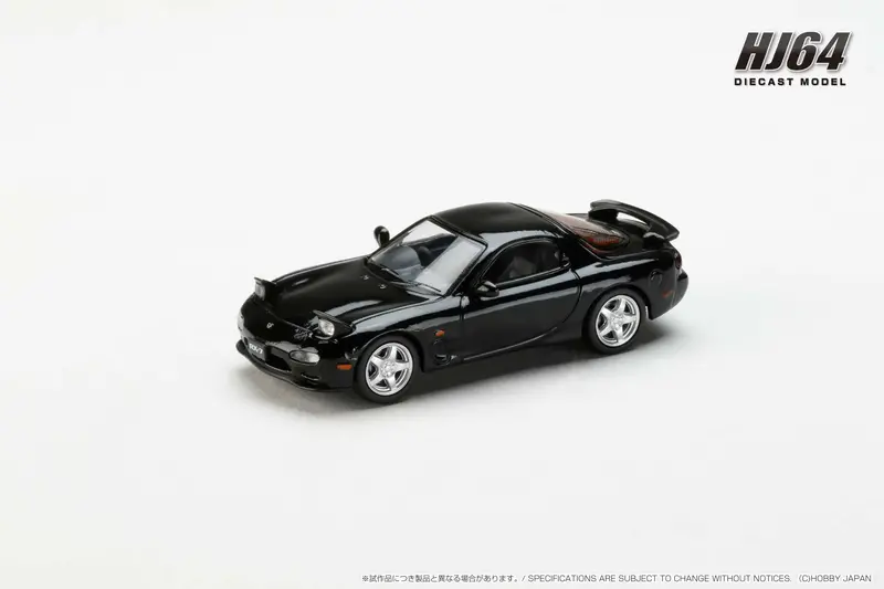 Hobby Japan 1:64 Mazda Rx-7 (Fd3s) Efini Type Rs In Brilliant Black 1