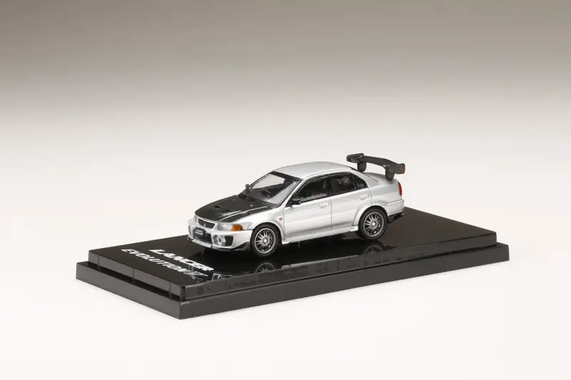 Hobby Japan 1:64 Mitsubishi Lancer Gsr Evolution 5 (Cp9a) 1998 Customized Version In Silver 1