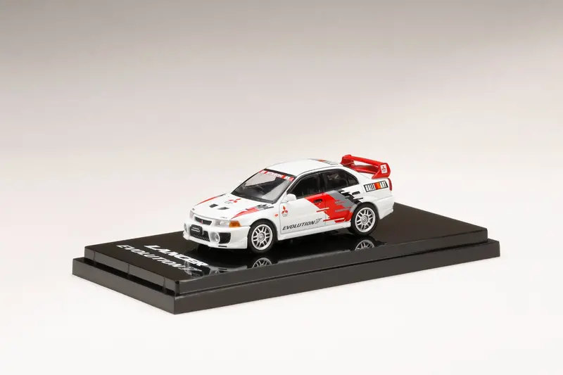 Hobby Japan 1:64 Mitsubishi Lancer Gsr Evolution 5 (Cp9a) 1998 Gr. A Promotion Model 1