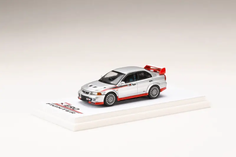 Hobby Japan 1:64 Mitsubishi Lancer Gsr Evolution 6 Zero Fighter Silver (Cp9a) 1