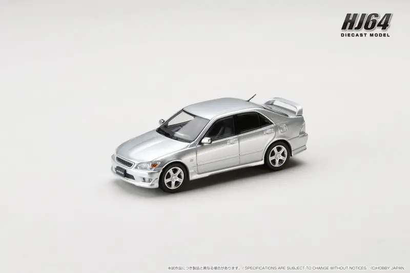 Hobby Japan 1:64 Toyota Altezza Rs200 (E10) 1998 Genuine Option Parts In Silver Metallic 1
