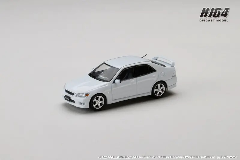 Hobby Japan 1:64 Toyota Altezza Rs200 (E10) 1998 Genuine Option Parts In Super White Ii 1