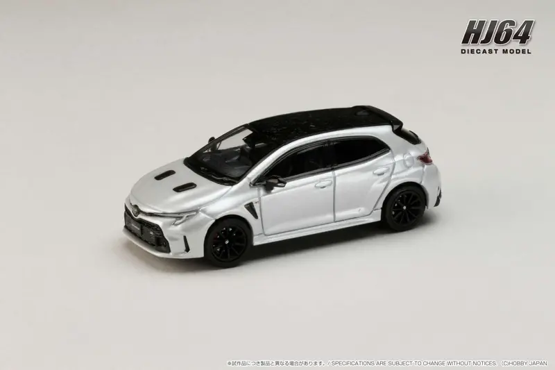 Hobby Japan 1:64 Toyota Gr Corolla Rz In Platinum White Pearl Mica 1
