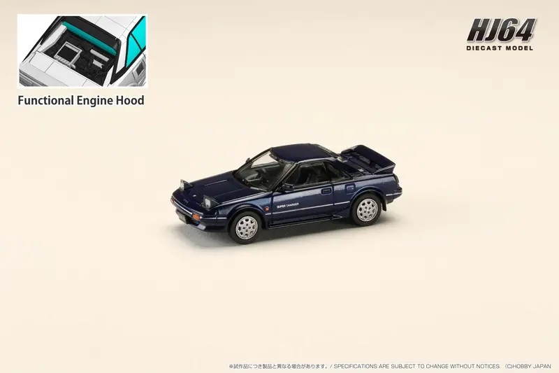 Hobby Japan 1:64 Toyota Mr2 1600G-Limited Supercharged 1986 In Blue Mica 1