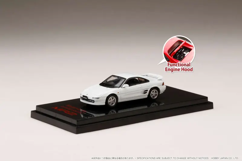Hobby Japan 1:64 Toyota Mr2 (Sw20) Gt-S Customized Version In Super White Ii 1