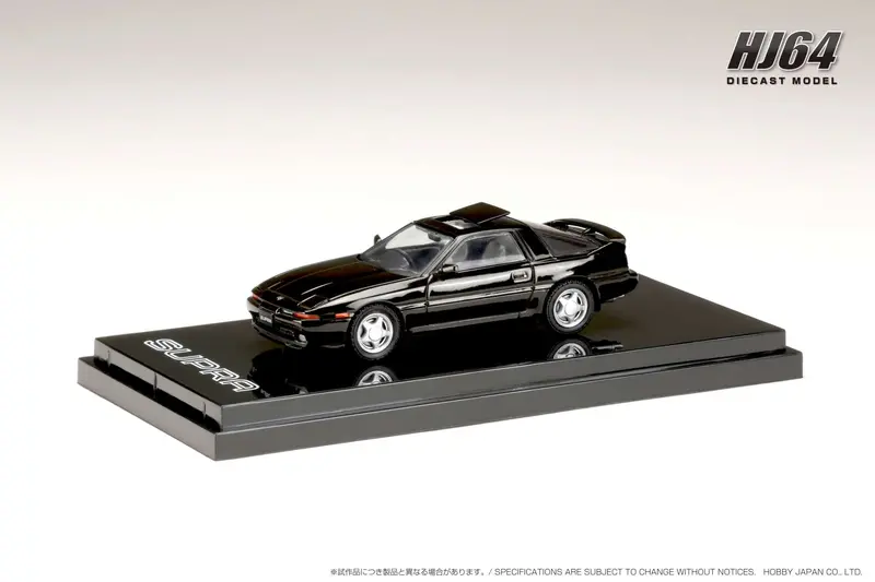 Hobby Japan 1:64 Toyota Supra (A70) 2.5Gt Twin Turbo Limited With Sliding Sunroof In Black 1