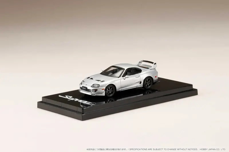 Hobby Japan 1:64 Toyota Supra (A80) Jdm Performance Edition In Silver Metallic 1
