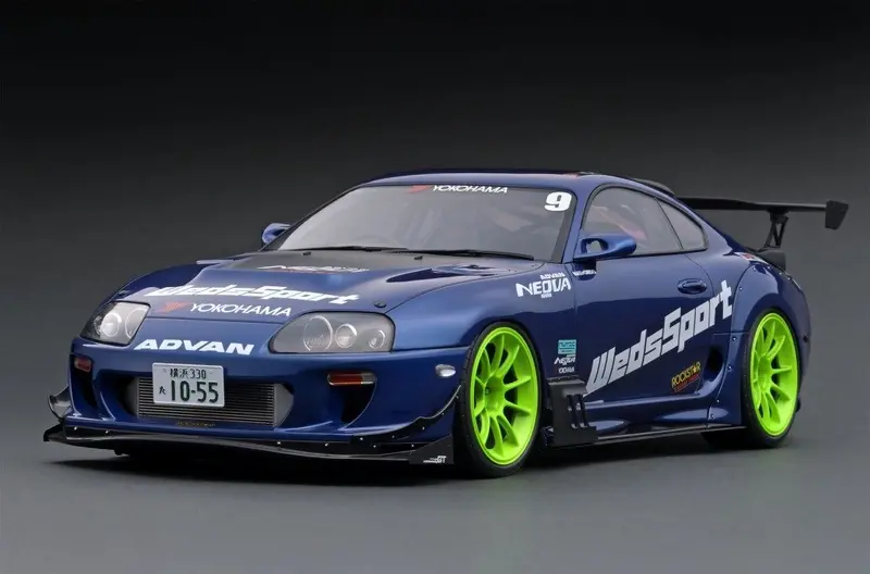 Ignition Model 1:12 Toyota Supra Jza80 Rz Max Orido Street Version Blue 1