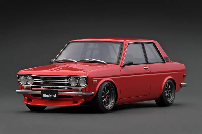 Ignition Model 1:18 Datsun Bluebird (510) In Red 1