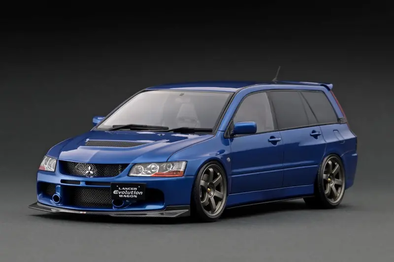 Ignition Model 1:18 Mitsubishi Lancer Evolution Wagon (Ct9w) In Blue 1