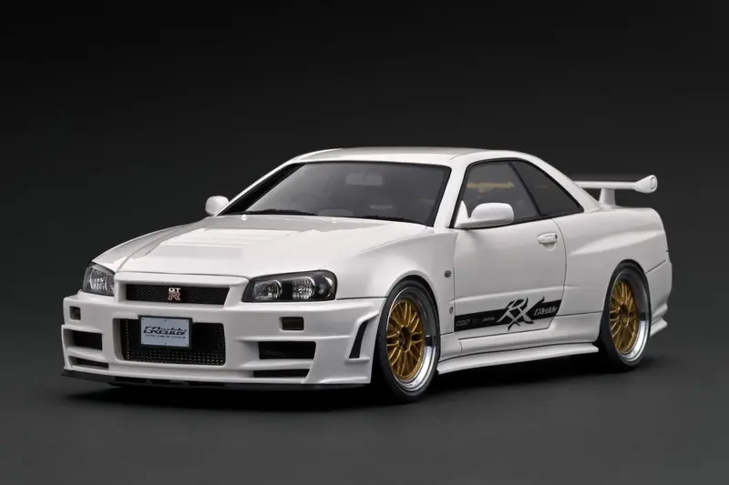 Ignition Model 1:18 Nissan Skyline (R34) Gt-R Z-Tune In White 1