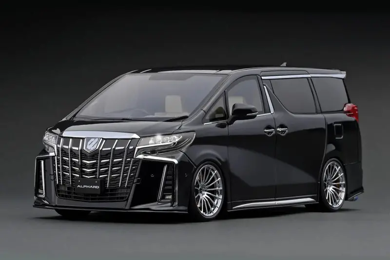Ignition Model 1:18 Toyota Alphard (H30w) Executive Lounge S In Black 1