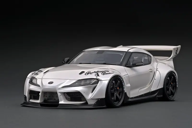 Ignition Model 1:18 Toyota Gr Supra (A90) Rocket Bunny Pandem Pearl White 1