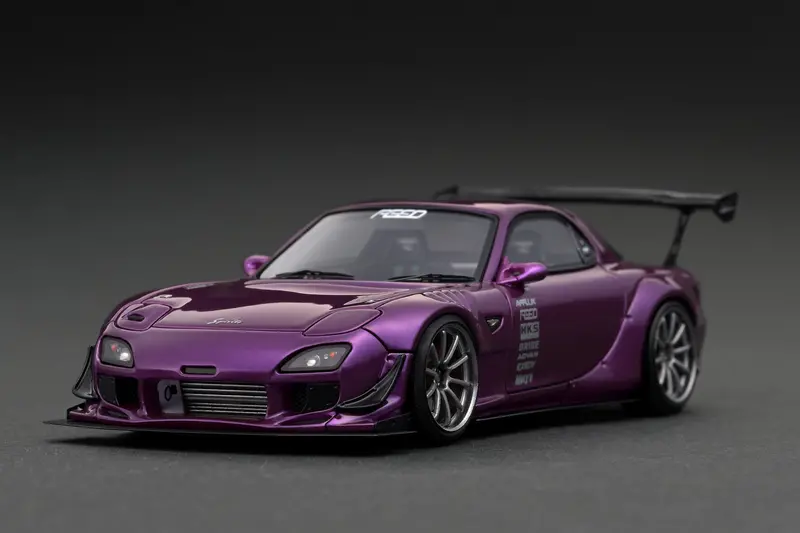 Ignition Model 1:43 Mazda Rx-7 (Fd3s) Feed Afflux Gt3 In Purple Metallic 1