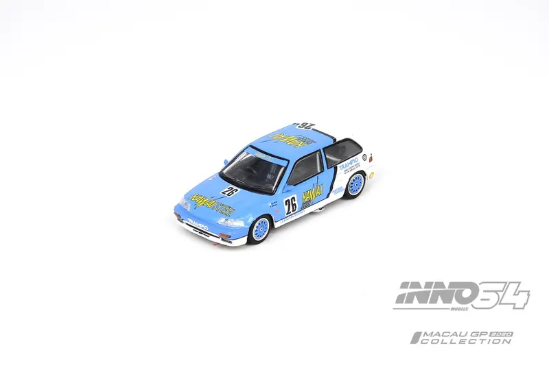 Inno Models 1:64 Honda Civic Ef3 #26 "Trampio Kawai Steel" Mgp 1989 1